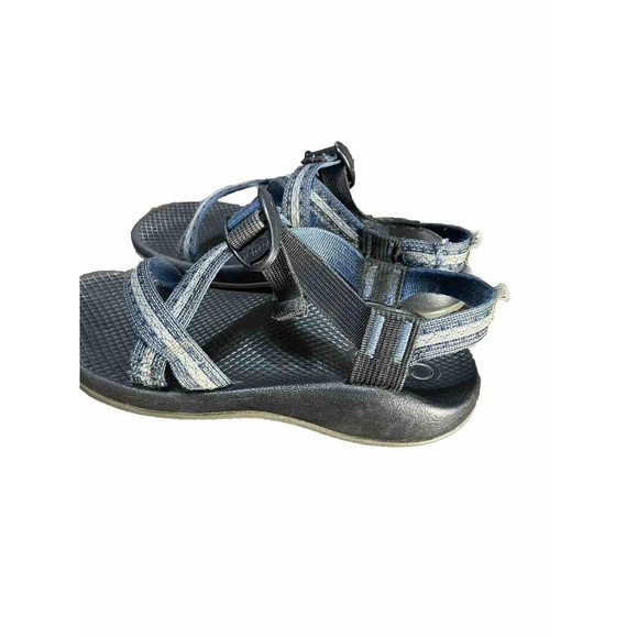 Chaco Z1 Ecotread Sandals Kid's Youth Black Blue Z Strap J180193 Size 5 - Picture 7 of 8